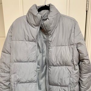 Grey Puffer Jacket